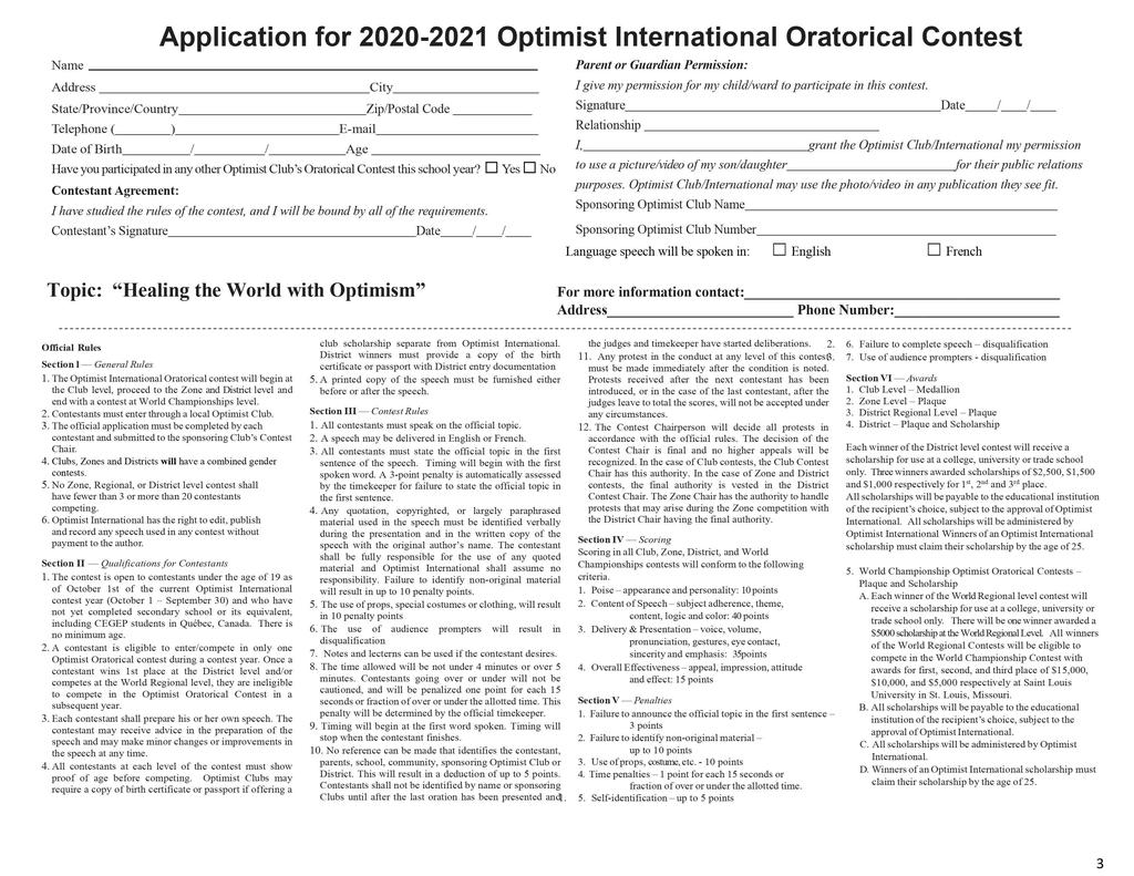 oratorical